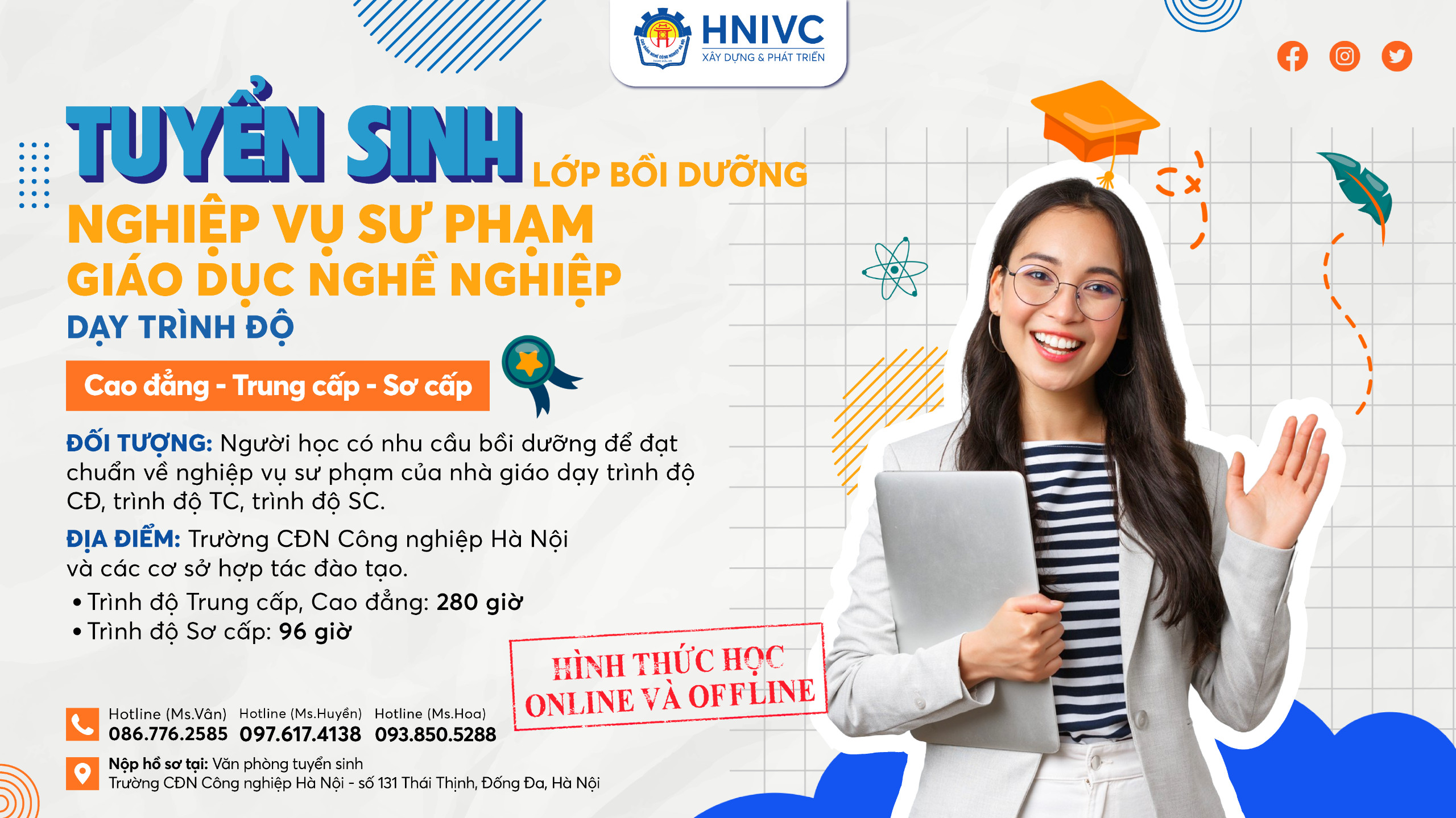 Thông báo tuyển sinh đào tạo NVSP GDNN